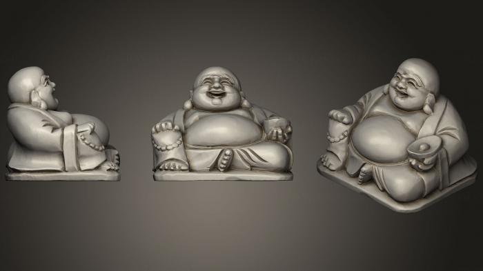 Buddha figurines (STKBD_0125) 3D model for CNC machine